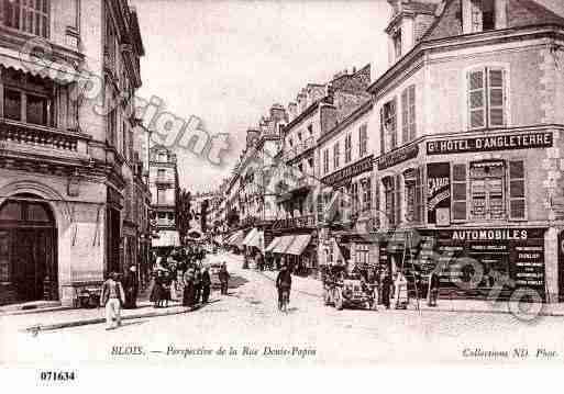 Ville de BLOIS, carte postale ancienne