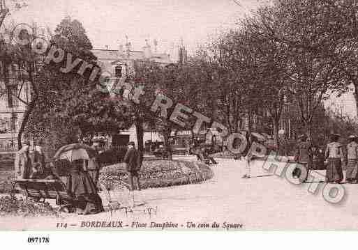 Ville de BORDEAUX, carte postale ancienne