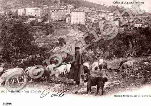 Ville de BORMESLESMIMOSAS, carte postale ancienne