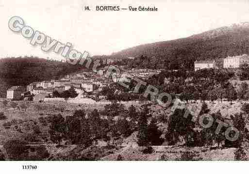 Ville de BORMESLESMIMOSAS, carte postale ancienne