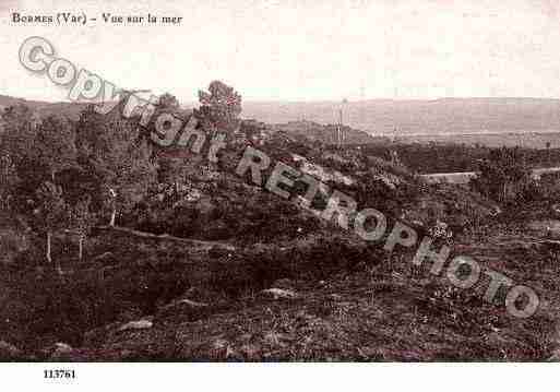 Ville de BORMESLESMIMOSAS, carte postale ancienne