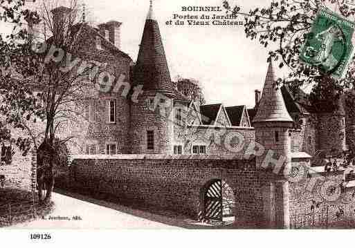 Ville de BOURNEL, carte postale ancienne