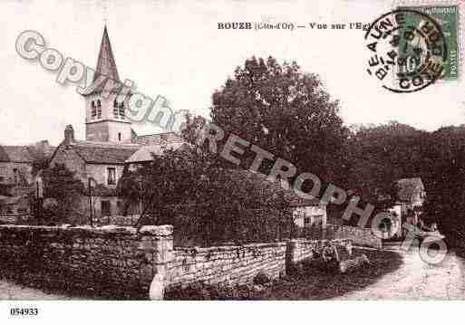 Ville de BOUZELESBEAUNE, carte postale ancienne