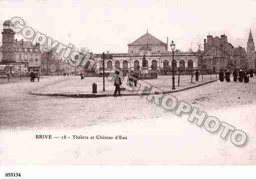 Ville de BRIVELAGAILLARDE, carte postale ancienne