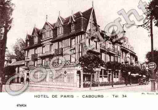 Ville de CABOURG, carte postale ancienne