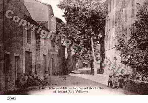 Ville de CALLAS, carte postale ancienne