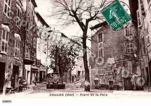 Ville de CALLAS, carte postale ancienne