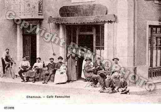 Ville de CHAMOUXSURGELON, carte postale ancienne