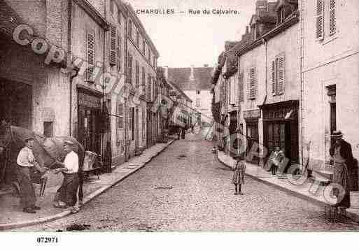 Ville de CHAROLLES, carte postale ancienne