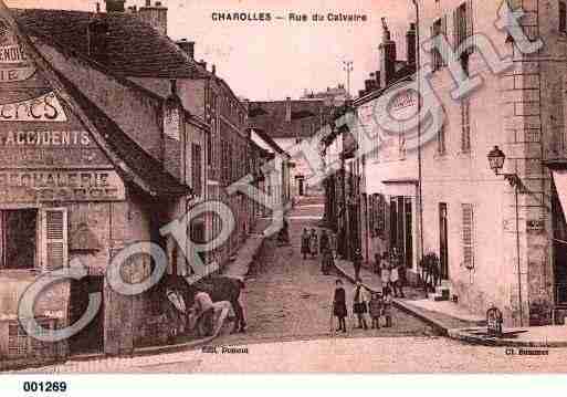 Ville de CHAROLLES, carte postale ancienne