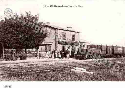 Ville de CHATEAULANDON, carte postale ancienne