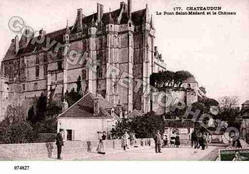 Ville de CHATEAUDUN, carte postale ancienne