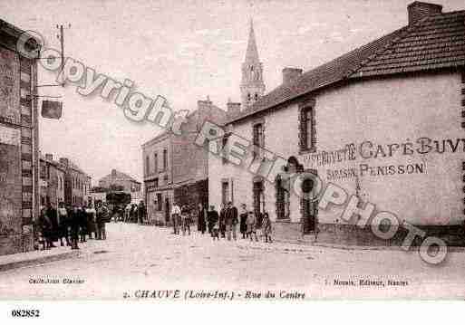 Ville de CHAUVE, carte postale ancienne Ville de CHAUVE, carte postale ancienne