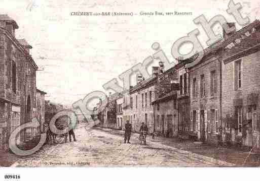 Ville de CHEMERYSURBAR, carte postale ancienne