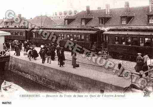 Ville de CHERBOURG, carte postale ancienne