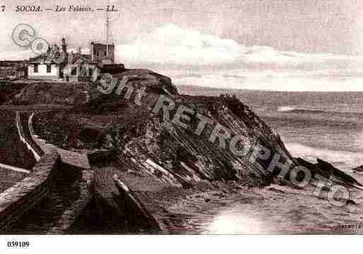 Ville de CIBOURE, carte postale ancienne