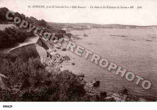 Ville de CIBOURE, carte postale ancienne