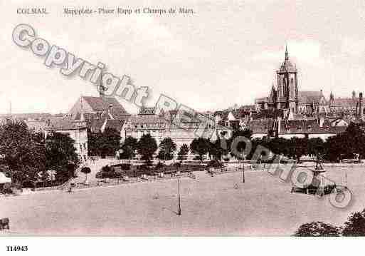 Ville de COLMAR, carte postale ancienne