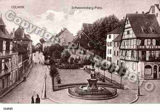 Ville de COLMAR, carte postale ancienne