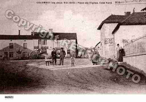 Ville de COLOMBEYLESDEUXEGLISES, carte postale ancienne