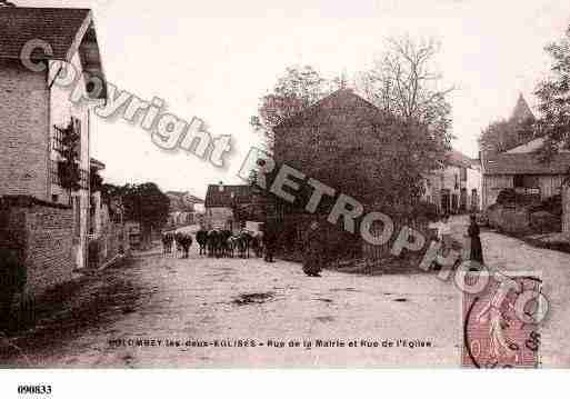 Ville de COLOMBEYLESDEUXEGLISES, carte postale ancienne