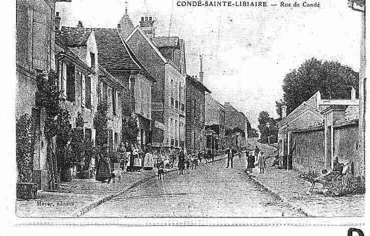 Ville de CONDESTELIBIAIRE, carte postale ancienne