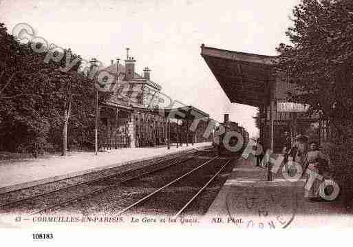 Ville de CORMEILLESENPARISIS, carte postale ancienne