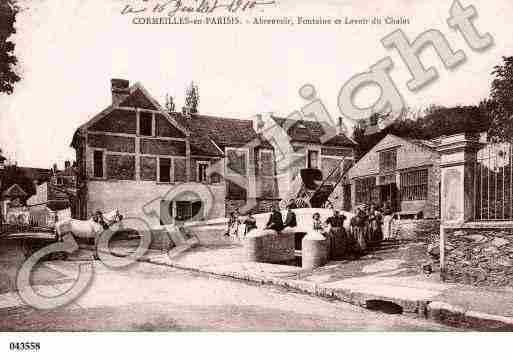 Ville de CORMEILLESENPARISIS, carte postale ancienne