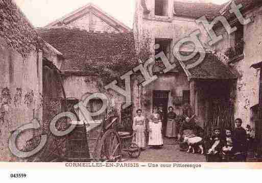 Ville de CORMEILLESENPARISIS, carte postale ancienne