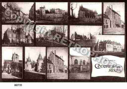 Ville de COUCHES, carte postale ancienne Ville de COUCHES, carte postale ancienne