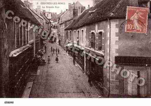 Ville de COUCHES, carte postale ancienne