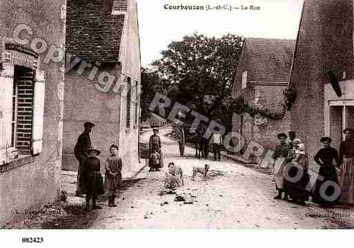 Ville de COURBOUZON, carte postale ancienne