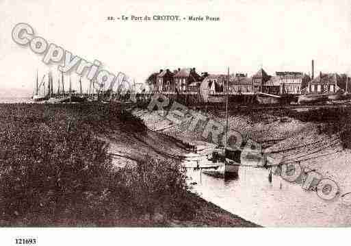 Ville de CROTOY(LE), carte postale ancienne