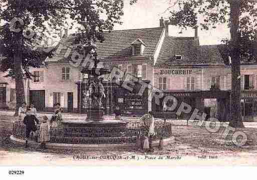 Ville de CROUYSUROURCQ, carte postale ancienne