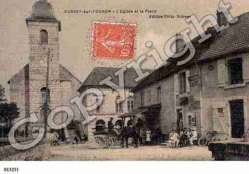 Ville de CUSSEYSURL'OGNON, carte postale ancienne