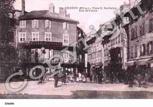 Ville de EMBRUN, carte postale ancienne