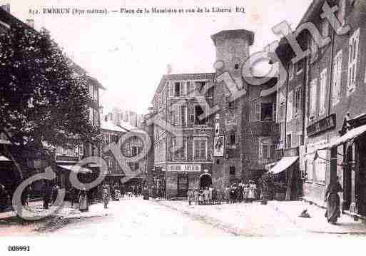 Ville de EMBRUN, carte postale ancienne