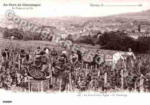 Ville de EPERNAY, carte postale ancienne