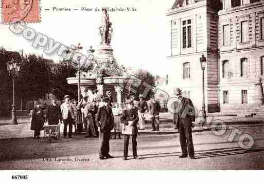 Ville de EVREUX, carte postale ancienne