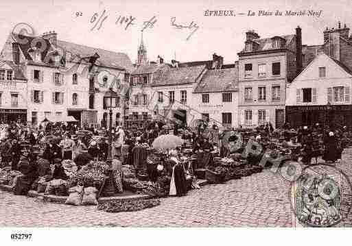 Ville de EVREUX, carte postale ancienne