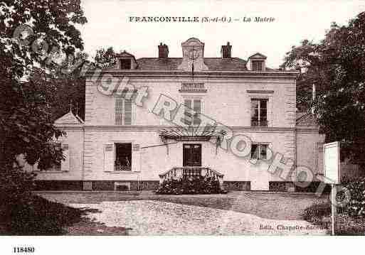 Ville de FRANCONVILLE, carte postale ancienne