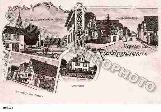 Ville de FURCHHAUSEN, carte postale ancienne