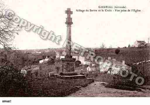 Ville de GAURIAC, carte postale ancienne
