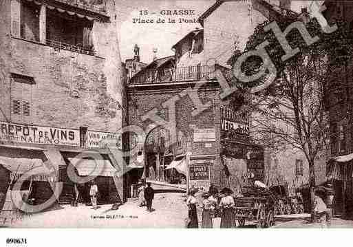 Ville de GRASSE, carte postale ancienne Ville de GRASSE, carte postale ancienne