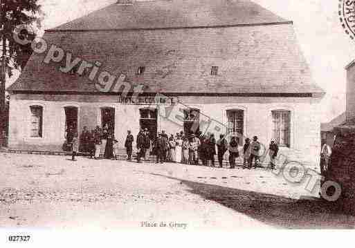 Ville de GRURY, carte postale ancienne