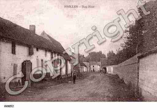 Ville de HAILLES, carte postale ancienne