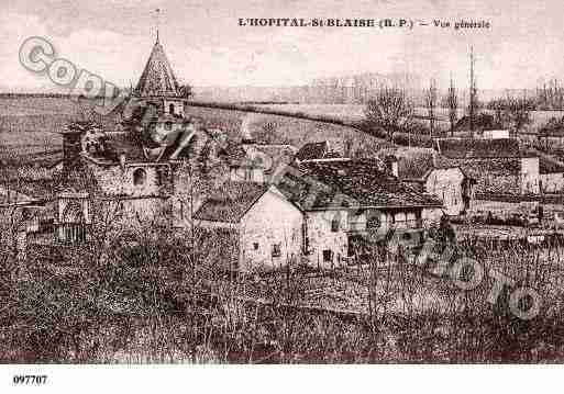 Ville de HOPITALSAINTBLAISE, carte postale ancienne