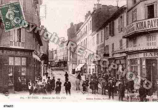 Ville de HYERES, carte postale ancienne