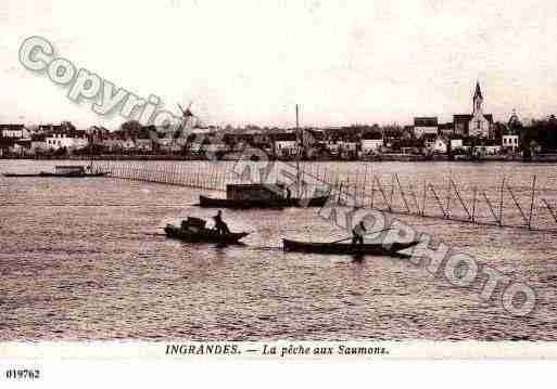 Ville de INGRANDESSURLOIRE, carte postale ancienne