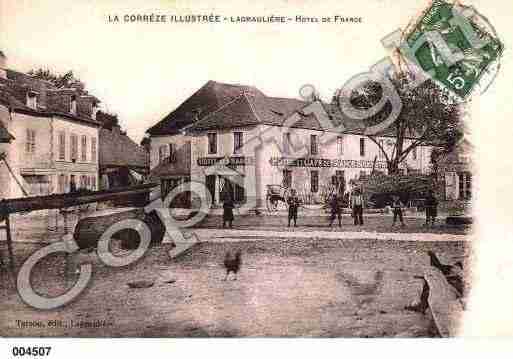 Ville de LAGRAULIERE, carte postale ancienne